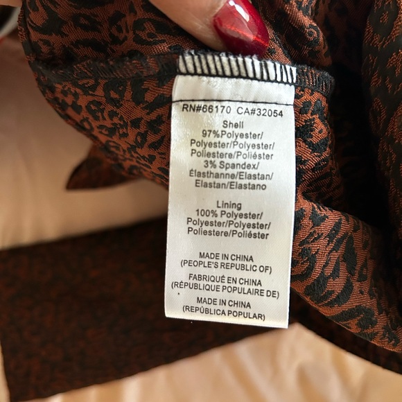 NWOT - Hutch for Anthropologie Brocade Wrap Top Puff Sleeve Tie Waist Size M - Picture 8 of 8